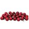 24ct. 1" Shiny & Matte Red Glass Ball Ornaments